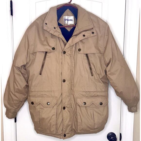 Vintage Spalding Men's Winter Coat Jacket Size Large - Picture 1 of 12